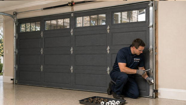 Carmel Garage Door roller replacement
