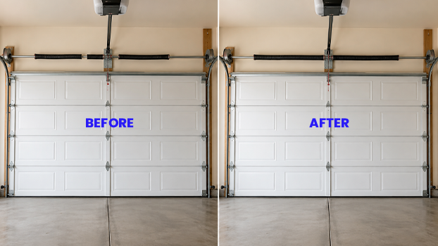 Carmel Garage Door before after
