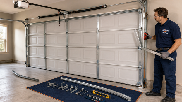 Carmel Garage Door track repair